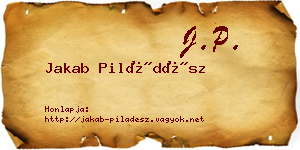 Jakab Piládész névjegykártya